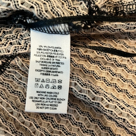 Free People Lace and Stripe Peplum Tank Size XS - Picture 5 of 9